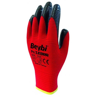 BEYBİ Zebra Polyester Eldiven